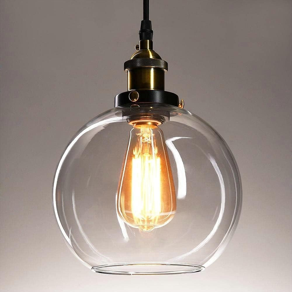 ST64 Vintage Light Bulbs with E27 Edison Screw Cap, Squirrel Cage Shaped Filament Bulb, 2700K Warm White Dimmable, Pack of 6 [Energy Class G]