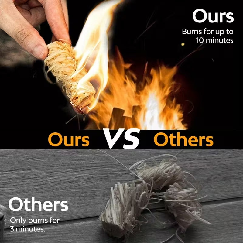 2.5Kg Fire Starters (Lasts Up to 10 Minutes), Suitable for Long Burners, Ideal for Outdoor Grilling, And Lighting Wood Fireplaces