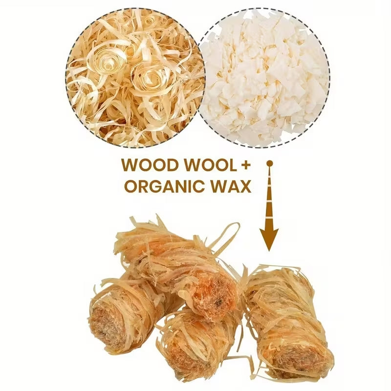 2.5Kg Fire Starters (Lasts Up to 10 Minutes), Suitable for Long Burners, Ideal for Outdoor Grilling, And Lighting Wood Fireplaces