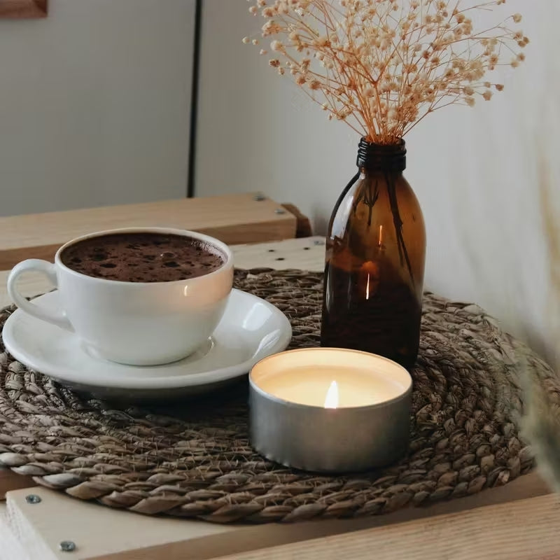 100 Packs of 8-Hour Burning Tealight Candles, Unscented White Long-Lasting Cotton Wick Candles, Suitable for Holiday Decorations, Parties, and Home Decorations